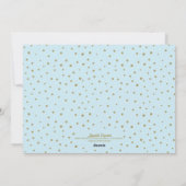 De elegante Blauwe Kaarten van de Foto van de (Achterkant)