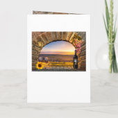 De elegante Foto van het Huwelijk van de Wijn van Bedankkaart (Achterkant)