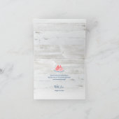 De elegante Foto van het Huwelijk van het Feestdagen Kaart (Binnen)