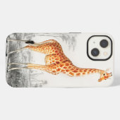 De elegante Giraffe iPhone Hoesje (Achterkant horizontaal)