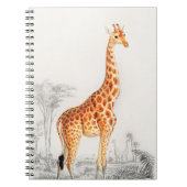 De elegante Giraffe Notitieboek (Voorkant)
