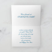 De elegante Groet van de Vakantie van de Kerstboom Feestdagen Kaart (Binnen)