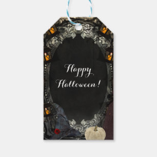 De elegante heks Classy verjaardag Halloween favor Cadeaulabel
