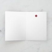 De elegante Hete Roze Zwarte Bloem Quatrefoil Bedankkaart (Binnen)