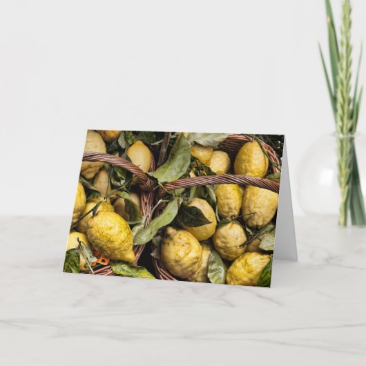 De elegante Italiaanse Amalfi van de Mand van de Kaart (Voorkant)