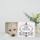 De elegante Kaart van de Foto van Kerstmis van de (Staand voorkant)