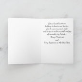 De elegante Kaart van de Kerstboom (Binnen)