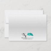 De elegante Kaart van de Reactie van het Jubileum (Achterkant)