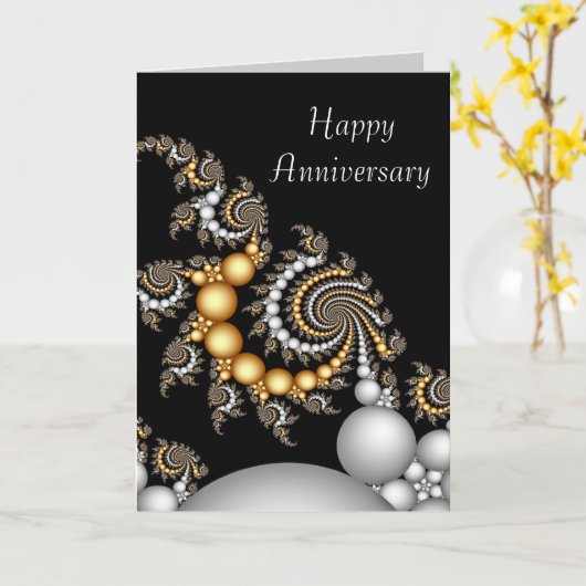 De elegante Kaart van het Jubileum (Gele Bloem)