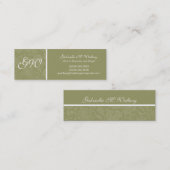 De elegante Kaarten van de Mama van de Bloem Contactkaartje (Voorkant / Achterkant)