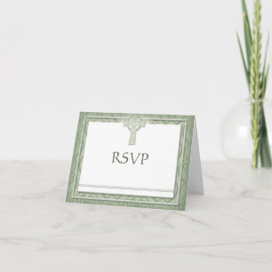 De Elegante Keltische Dwars Ierse Kaarten RSVP van