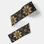 De Elegante Kerst - Bloem Grosgrain Lint (Achterkant)