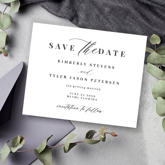 De elegante manuscriptbruiloft van de begroting be