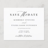 De elegante manuscriptbruiloft van de begroting be flyer (Voorkant)