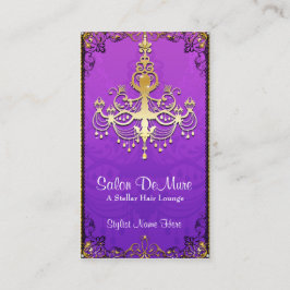 De elegante Moderne Verfijnde Salon van de Afsprakenkaartje