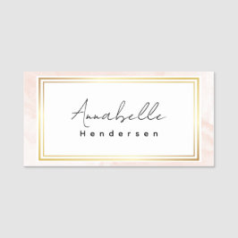 De elegante naamtag naamplaatje