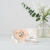 De elegante Ontwerper van het Huwelijk van Juwelen Visitekaartje (Staand voorkant)