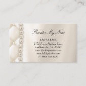 De elegante Ontwerper van het Huwelijk van Juwelen Visitekaartje (Achterkant)
