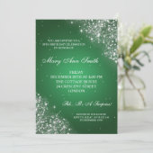 De elegante Partij die van de Verjaardag schittert Kaart (Staand voorkant)