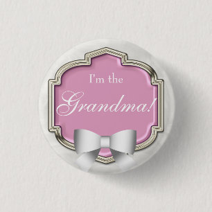 De elegante Partij van het Baby shower ben ik de Ronde Button 3,2 Cm