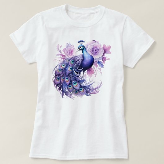 De Elegante Pauw T-shirt (Design voorkant)