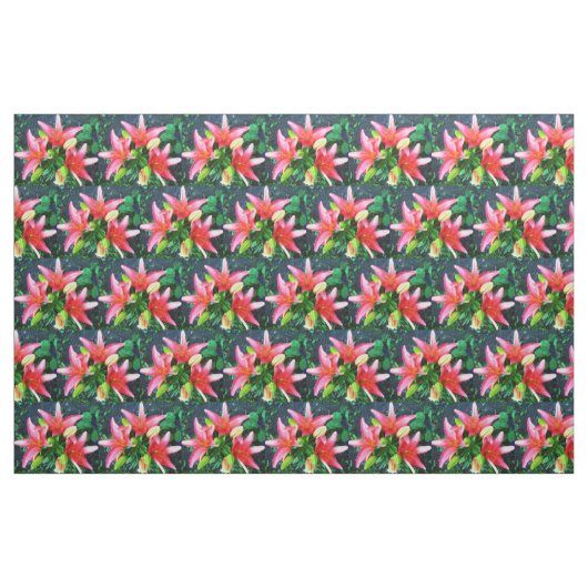 DE ELEGANTE STAR LILY STOF (Fat Quarter)