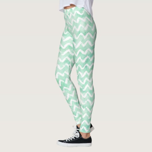 De elegante Strepen van de Chevron van de Leggings (Links)