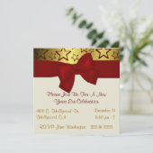 De elegante Uitnodiging van de Partij van (Staand voorkant)