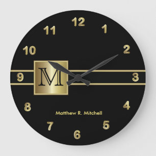 De Elegante Uitvoerende macht van het monogram Grote Klok