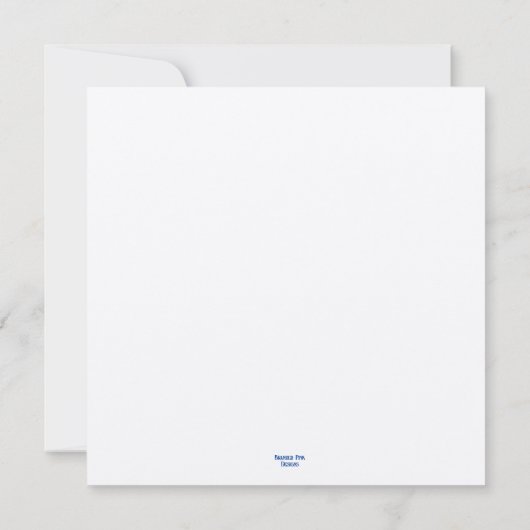 De elegante Vikinguitnodiging Save The Date (Achterkant)