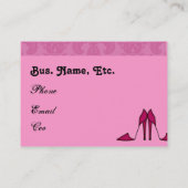 De elegante Visitekaartjes van de Boutique (Achterkant)