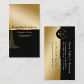 De elegante Visitekaartjes van de Procureur (Voorkant / Achterkant)