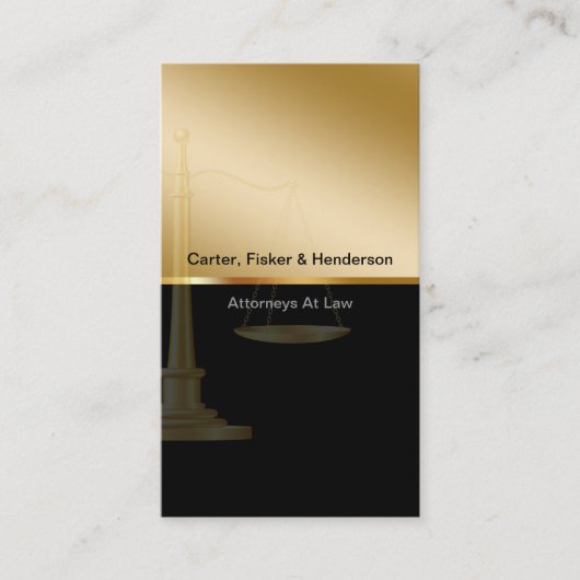 De elegante Visitekaartjes van de Procureur (Voorkant)