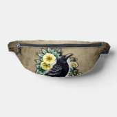 De elegantie en elegantie van de raaf. heuptasje (Liggend)