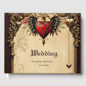 De elegantie en mystiek van het gotische hart. gastenboek (Voorkant)