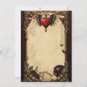 De elegantie en mystiek van het gotische hart. kaart (Achterkant)