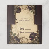 De elegantie en mystiek van het gotische hart. plaatskaartje (Buitenkant ongevouwen)