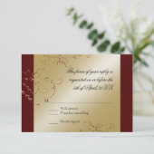 De Elegantie van de avondkleding, de Gouden Kaart (Staand voorkant)