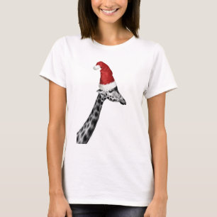 De elegantie van de kerstGiraffe T-shirt