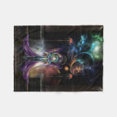 De elegantie van de trilia Fractal portret NSE Fleece Deken (Voorkant (Horizontaal))