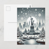 De Elegantie van de Vakantie van New York. Kaart (Voorkant / Achterkant)