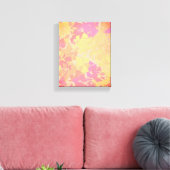 De elegantie van gebroken glas canvas afdruk (Insitu (Woonkamer))