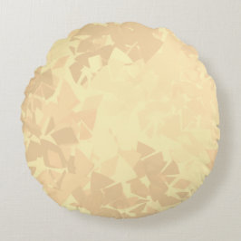 De elegantie van gebroken glas rond kussen