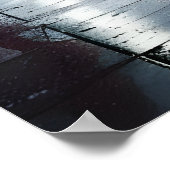 De elegantie van Londen in de regen Poster (Hoek)