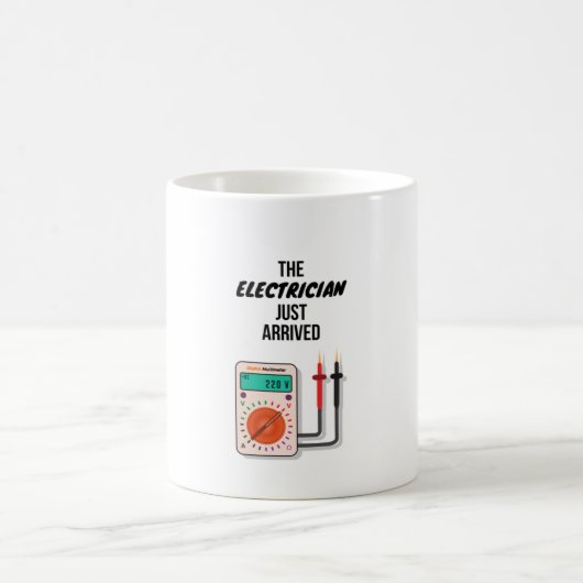 De elektricien heeft net cadeaus voor elektricien  koffiemok (Center)