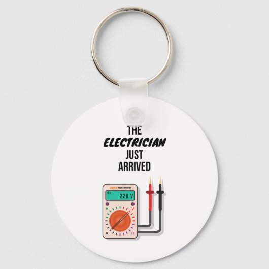 De elektricien heeft net cadeaus voor elektricien  sleutelhanger (Voorkant)
