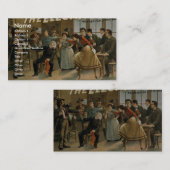 De elektricien: "Ik zei dat hij geen Drink wilde" Visitekaartje (Voorkant / Achterkant)