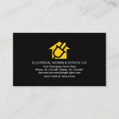 De elektrische Dienst van de Kringsraad van het Li Visitekaartje (Achterkant)