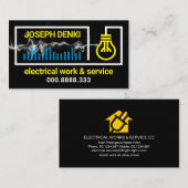 De elektrische Dienst van de Kringsraad van het Li Visitekaartje (Voorkant / Achterkant)