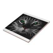 De "elektrische" kat tegeltje (Zijkant)